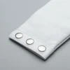 White Leather Wrist Band - Image 2