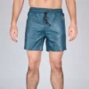 Skay Blue Leather Short