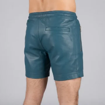 Alternative view of Skay Blue Leather Short