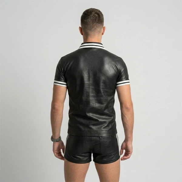 Black Shorts Leather Unifrom - Image 2