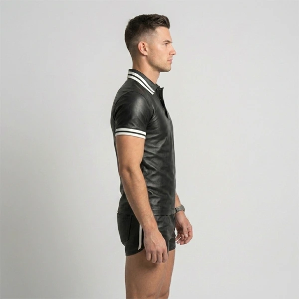 Black Shorts Leather Unifrom - Image 3
