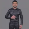 Mens Leather Shirts