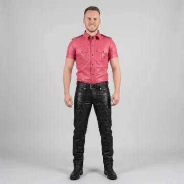 Pink Leather Uniform