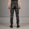 genuine leather pants mens​ - Image 2