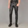 designer leather pants mens​