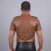 Brown Leather Shirts - Image 2