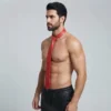 Red Leather Ties - Image 2