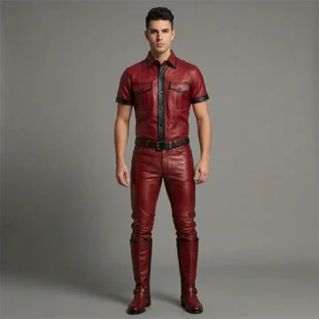 Red Leather Uniform