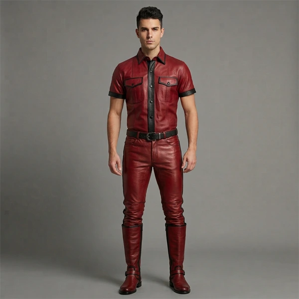 Red Leather Uniform