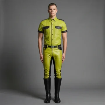 Lime Green Leather Uniforms