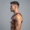 Red Leather Harness For Men - Image 3